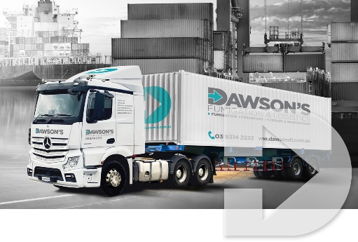 Dawsons Fumigation & Logistics Truck